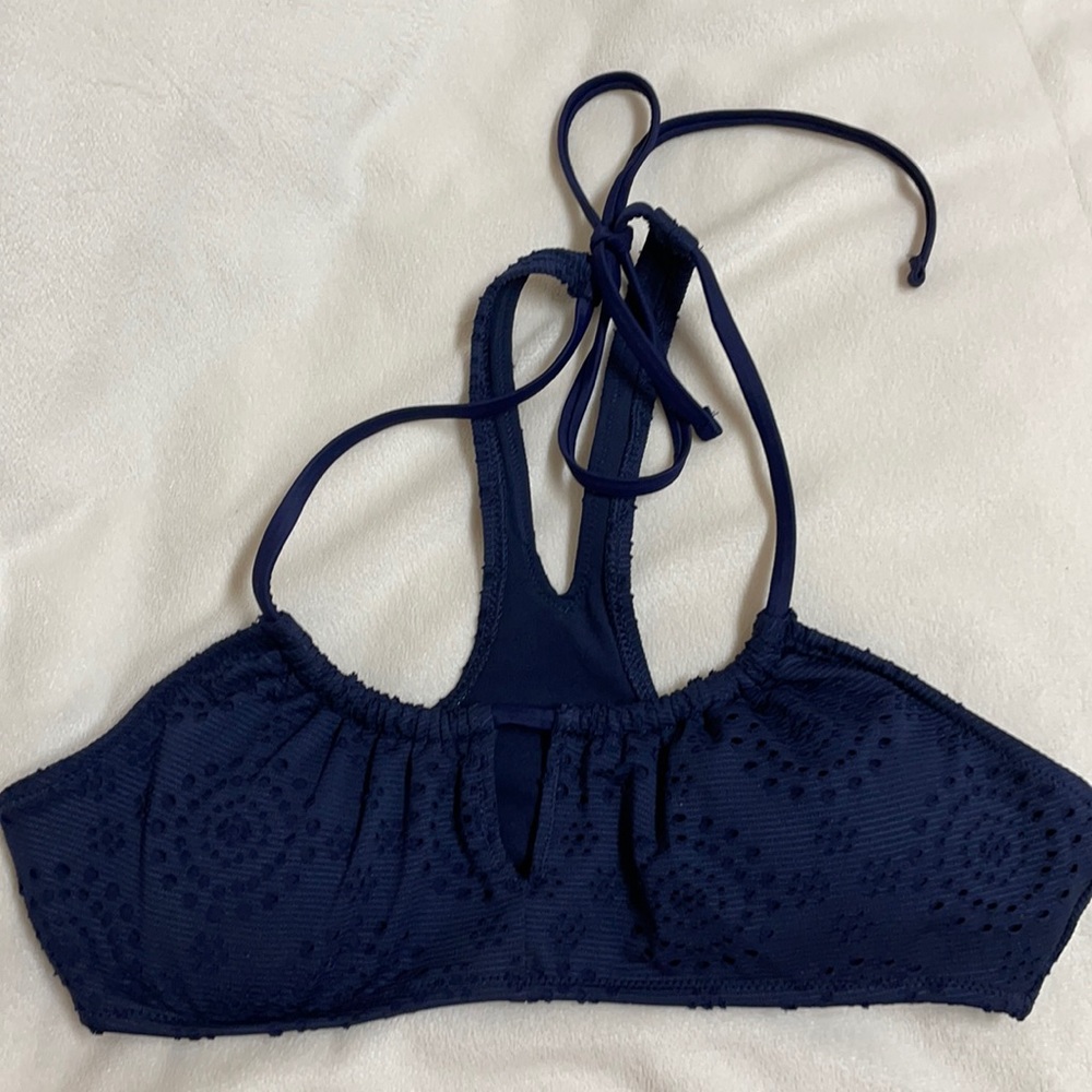 Aerie Navy Blue Bikini Top